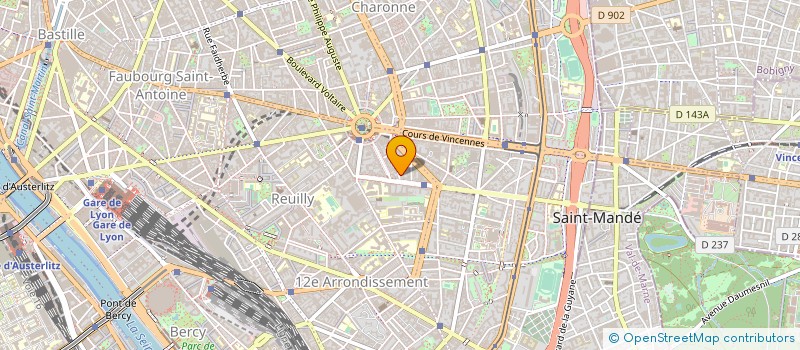 localisation de l'entreprise MADAME MARY MANNY  PARIS