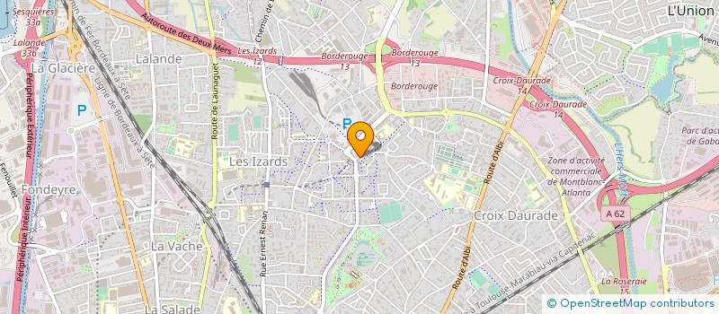 localisation de l'entreprise MADAME MARY MILESI  TOULOUSE