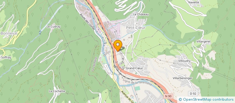 localisation de l'entreprise MADAME MARY MORGANE LICCIONI  LA LECHERE