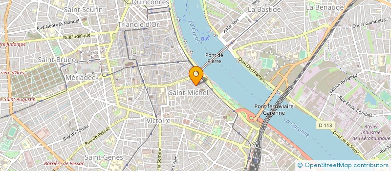 localisation de l'entreprise MADAME MARY PARKER BURSON  BORDEAUX