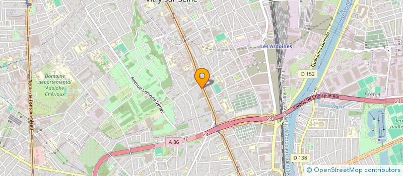 localisation de l'entreprise MADAME MARY PARRONDO à VITRY-SUR-SEINE