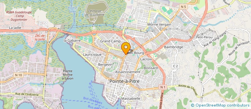 localisation de l'entreprise MADAME MARY PAUL à LES ABYMES