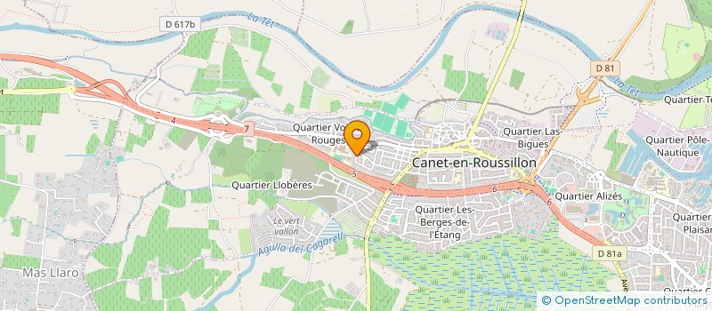 localisation de l'entreprise MADAME MARY PILASTIROS  CANET-EN-ROUSSILLON