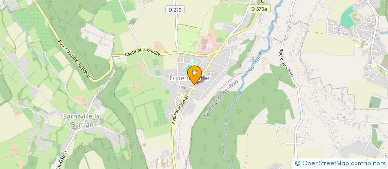 localisation de l'entreprise MADAME MARY PONNELLE à EQUEMAUVILLE