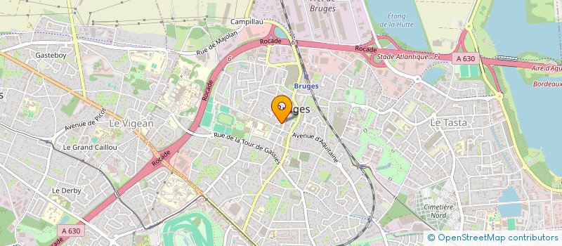 localisation de l'entreprise MADAME MARY ROUDIER  BRUGES