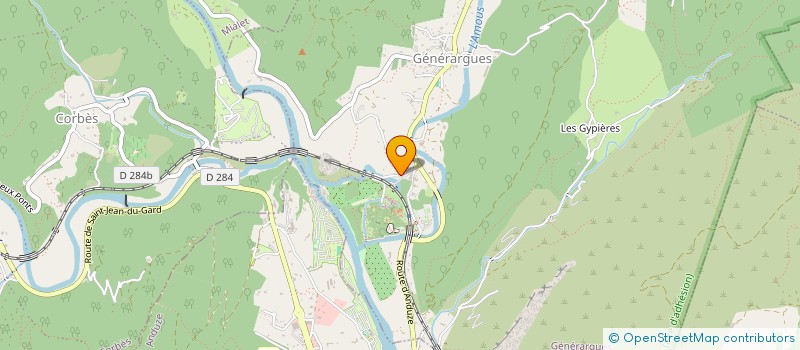 localisation de l'entreprise MADAME MARY SALUS  GENERARGUES