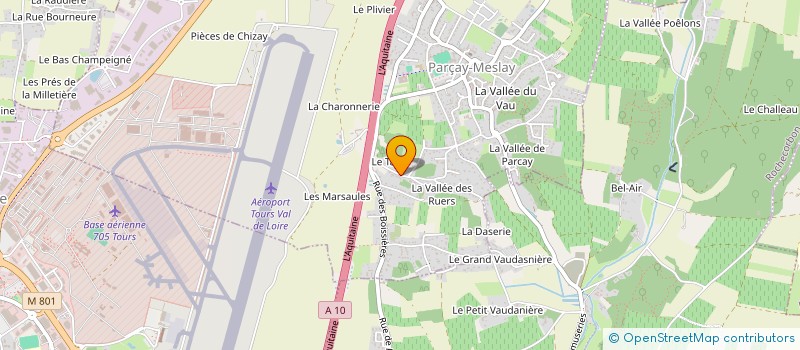 localisation de l'entreprise MADAME MARY SCHLANEK  PARCAY-MESLAY