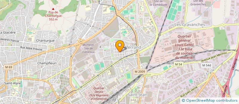 localisation de l'entreprise MADAME MARY SOCQUARD  CLERMONT-FERRAND