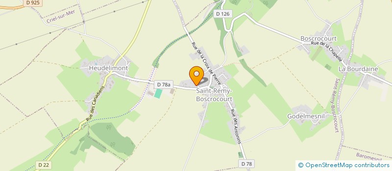 localisation de l'entreprise MADAME MARY SOULET  SAINT-REMY-BOSCROCOURT