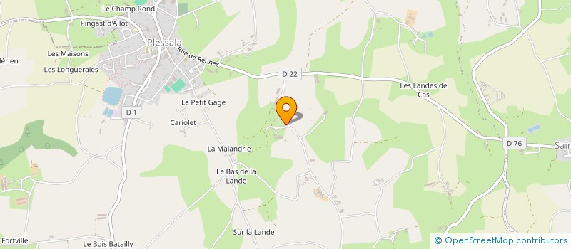 localisation de l'entreprise MADAME MARY ST LAWRENCE à LE MENE