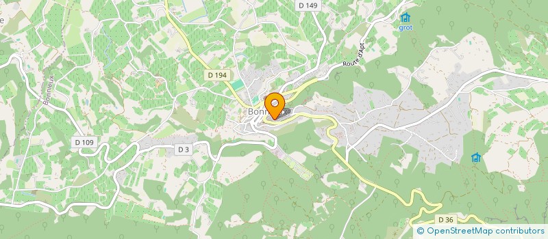 localisation de l'entreprise MADAME MARY SYDNEY TRATTNER  BONNIEUX