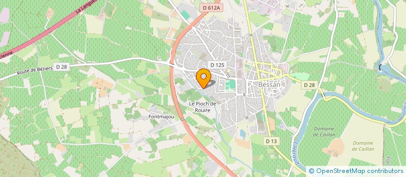 localisation de l'entreprise MADAME MARY TARRIUS  BESSAN