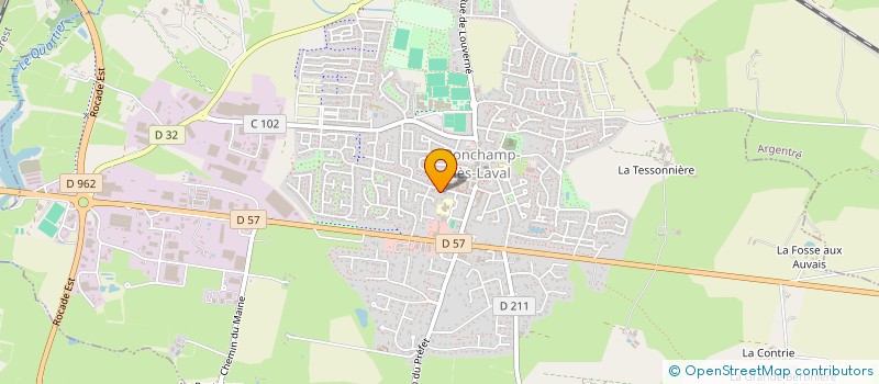 localisation de l'entreprise MADAME MARY TECHER à BONCHAMP-LES-LAVAL