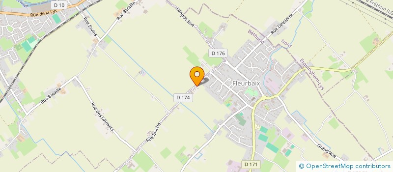 localisation de l'entreprise MADAME MARY TEINIELLE  FLEURBAIX