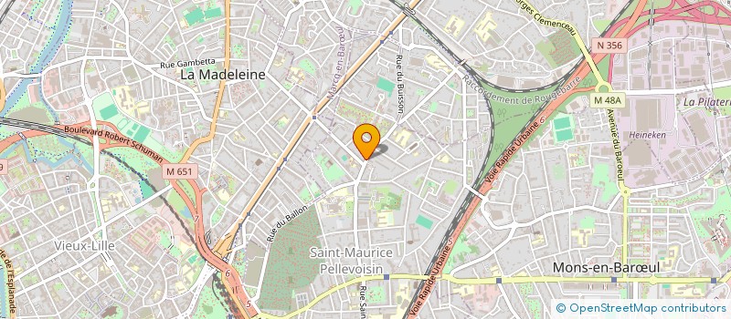 localisation de l'entreprise MADAME MARY TRAMON à LILLE