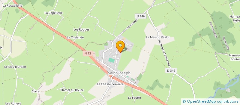 localisation de l'entreprise MADAME MARY VICQUELIN  SAINT-JOSEPH