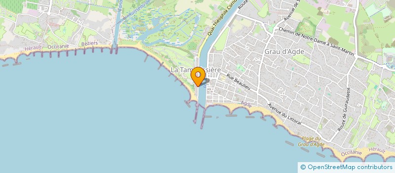 localisation de l'entreprise MADAME MARYA GANDON  AGDE