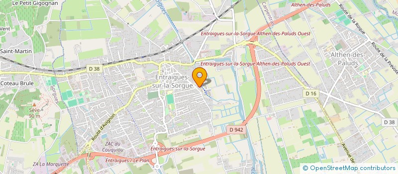 localisation de l'entreprise MADAME MARYAM ABBAD  ENTRAIGUES-SUR-LA-SORGUE