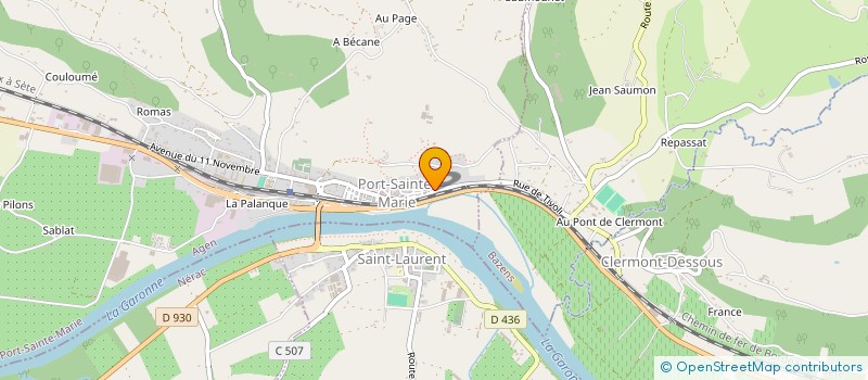 localisation de l'entreprise MADAME MARYAM BENAISS  AIGUILLON