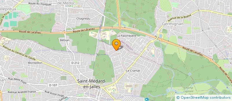 localisation de l'entreprise MADAME MARYAM BOUTOUYAD  SAINT-MEDARD-EN-JALLES