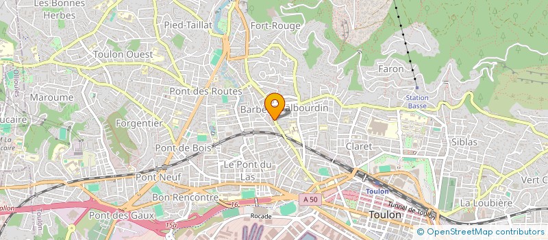 localisation de l'entreprise MADAME MARYAM CHAKROUNI  TOULON