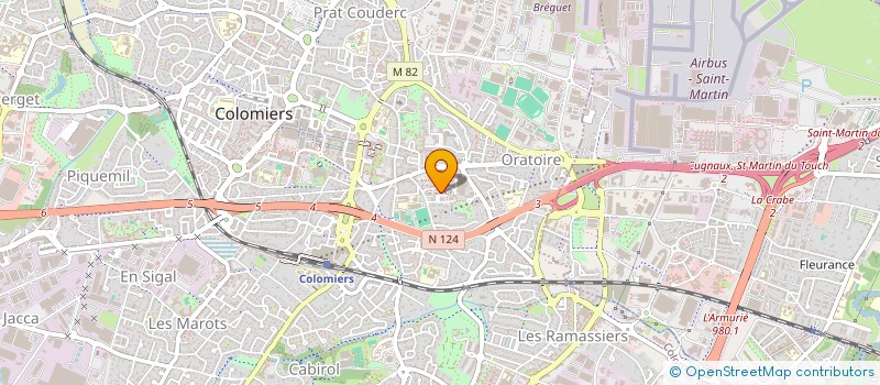localisation de l'entreprise MADAME MARYAM CHOUGRANI à COLOMIERS