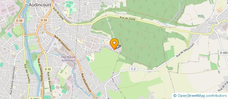 localisation de l'entreprise MADAME MARYAM CHTATOU  AUDINCOURT