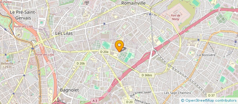 localisation de l'entreprise MADAME MARYAM DRIRA à BAGNOLET