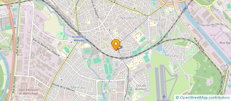 localisation de l'entreprise MADAME MARYAM ELKHANNOUSSI  STRASBOURG