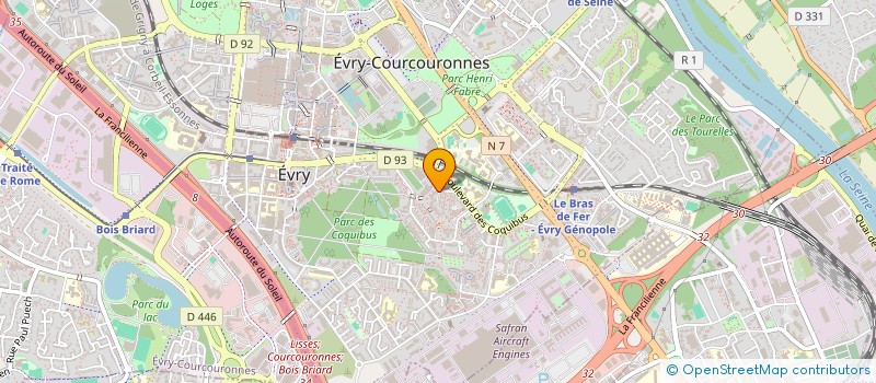 localisation de l'entreprise MADAME MARYAM GASSAMA à EVRY-COURCOURONNES