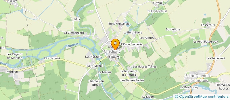 localisation de l'entreprise MADAME MARYAM HARIRI à CHEDIGNY