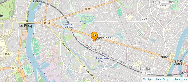 localisation de l'entreprise MADAME MARYAM KASHANI  LE VESINET