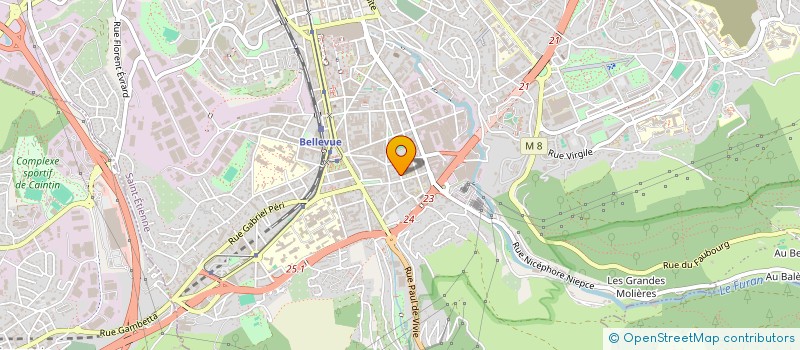 localisation de l'entreprise MADAME MARYAM LARABA  SAINT-ETIENNE