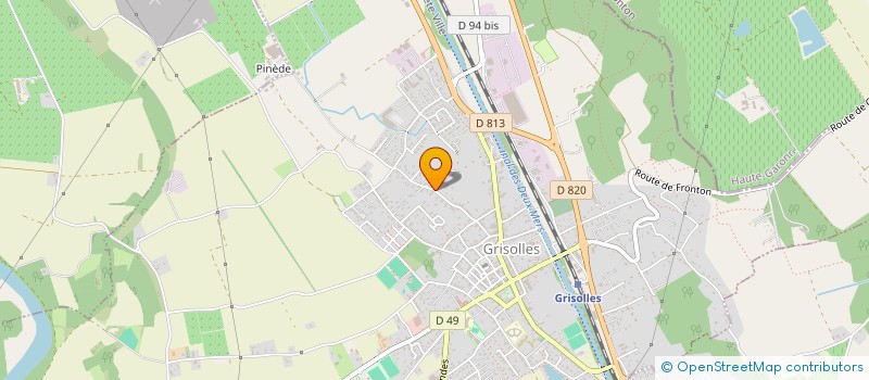 localisation de l'entreprise MADAME MARYAM MAMAR  GRISOLLES