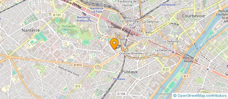 localisation de l'entreprise MADAME MARYAM MARITTA  PUTEAUX