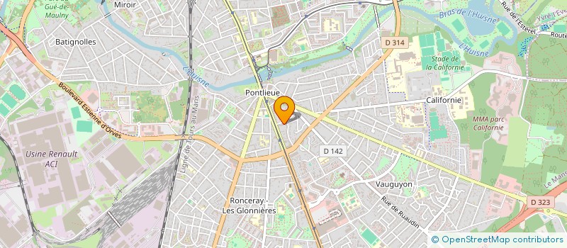 localisation de l'entreprise MADAME MARYAM MEZIANI  LE MANS