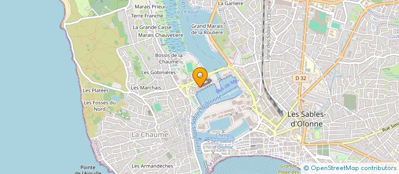 localisation de l'entreprise MADAME MARYAM SABONE à LES SABLES D'OLONNE
