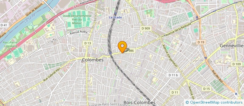 localisation de l'entreprise MADAME MARYAM SOUMARE à COLOMBES