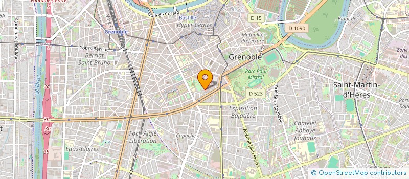 localisation de l'entreprise MADAME MARYAM TAJEDDIN  GRENOBLE