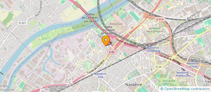 localisation de l'entreprise MADAME MARYAM TAMER  NANTERRE