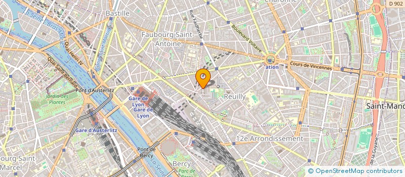 localisation de l'entreprise MADAME MARYAM TOURE à PARIS