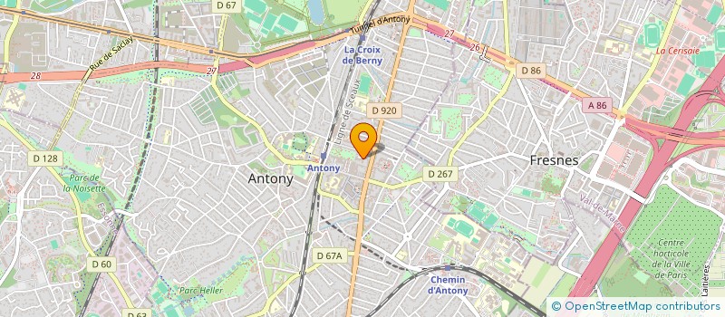 localisation de l'entreprise MADAME MARYAM VALIKHANI GHASRECHAM à ANTONY