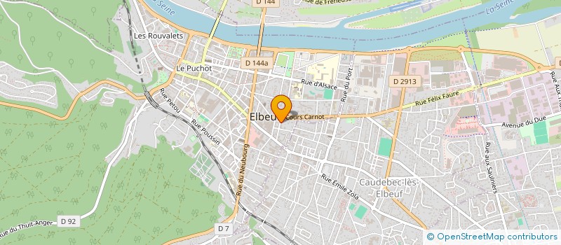 localisation de l'entreprise MADAME MARYAMA BAH à ELBEUF