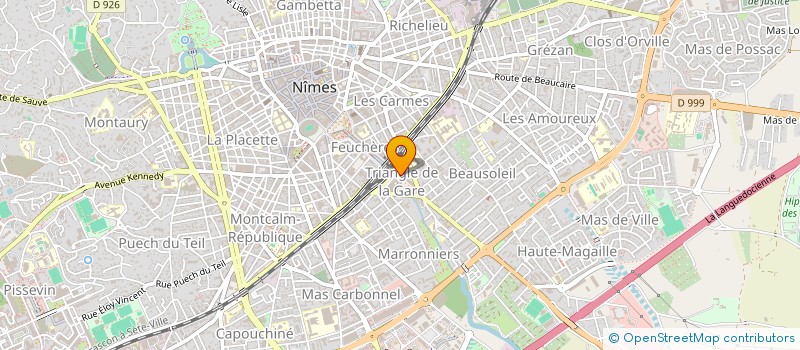 localisation de l'entreprise MADAME MARYANNICK DROUIN  NIMES