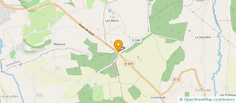 localisation de l'entreprise MADAME MARYANNICK JAOUEN à TICHEVILLE