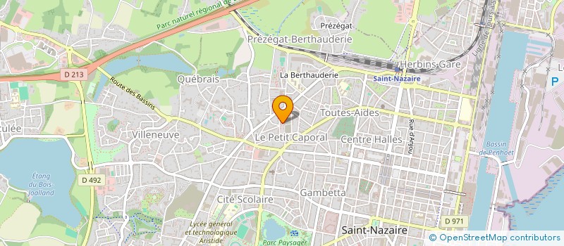 localisation de l'entreprise MADAME MARYANNICK LEROUX  SAINT-NAZAIRE