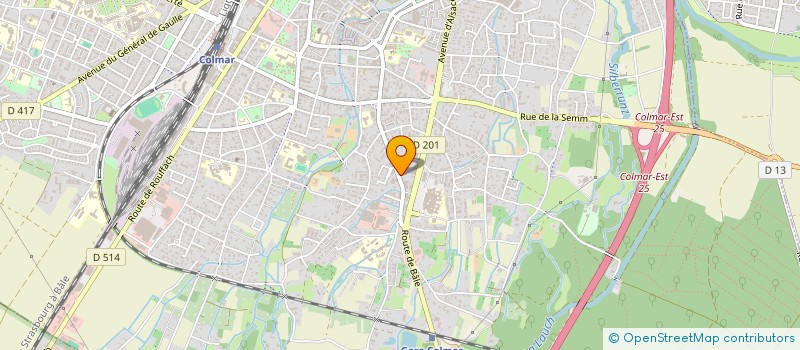 localisation de l'entreprise MADAME MARYANNICK LOCOGE LOCOGE  COLMAR