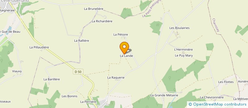 localisation de l'entreprise MADAME MARYANNICK MARCADON  LE PETIT-PRESSIGNY