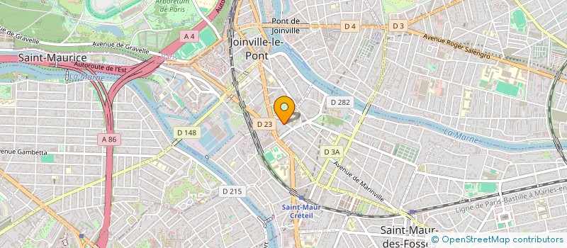 localisation de l'entreprise MADAME MARYELLE MAGRET à SAINT-MAUR-DES-FOSSES