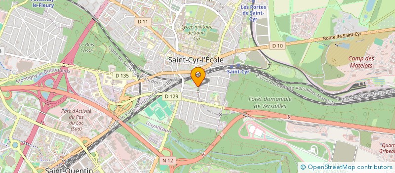 localisation de l'entreprise MADAME MARYEM GHALOUI  SAINT-CYR-L'ECOLE